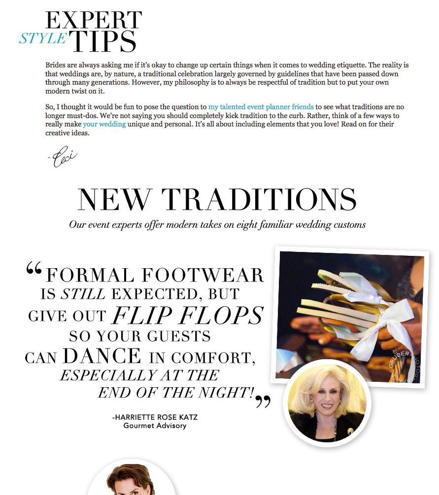 CeciStyle Magazine Expert Style Tips by Harriette Rose Katz Gourmet